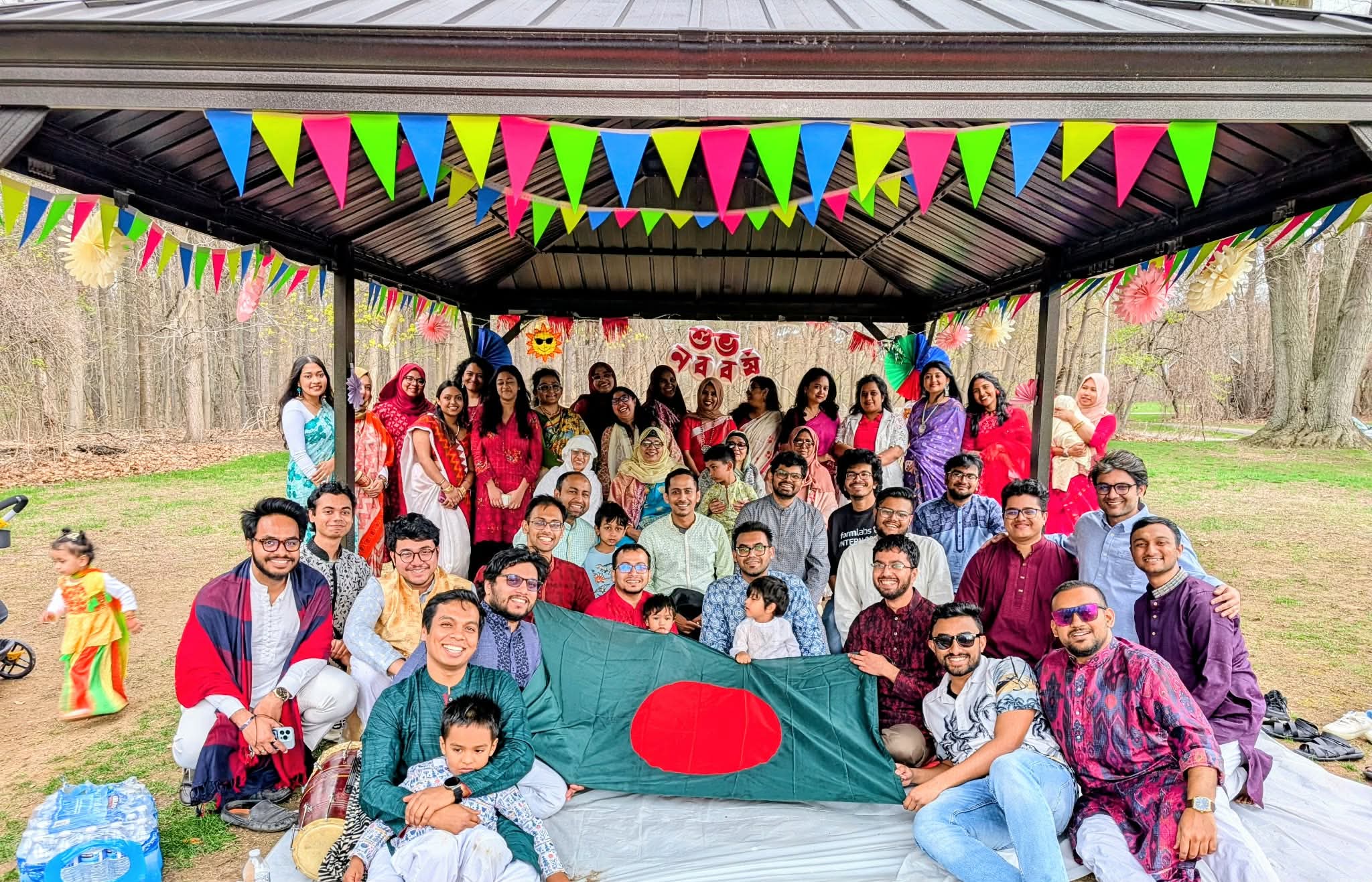 Bangladeshi student community group photo